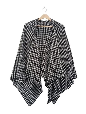 STRADIVARIUS Poncho Dames Pull T EU 38 noir-blanc style décontracté - Photo 1/4