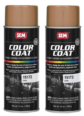 SEM Paint Carpet Plastic Vinyl Flat Camel Aerosol 12 oz. Ea 15173 (2 Pack)