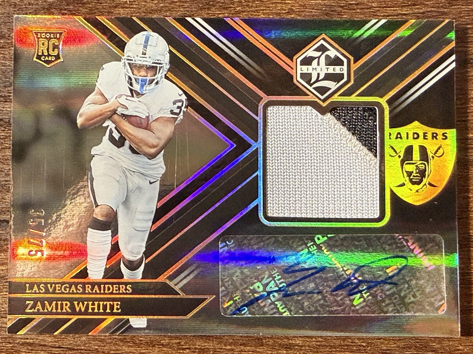 Zamir White Panini Limited #135 Patch Autograph-Silver