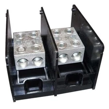 1Pc Power Distribution Block, Open, 2 Pole, 620 A Copper, 1,000 V Ac/Dc, Sc