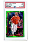 2025 Topps Chrome MIKE TROUT #100 Green Lava 62/99 PSA-9 Los Angeles ANGELS