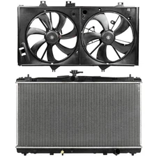 Cooling Fan & Radiator Kit For 2012 2013 2014 2015 2016 2017 Toyota Camry 2.5L