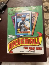 Topps 1990 Baseball MLB Bubble Gum Cards Sealed Box