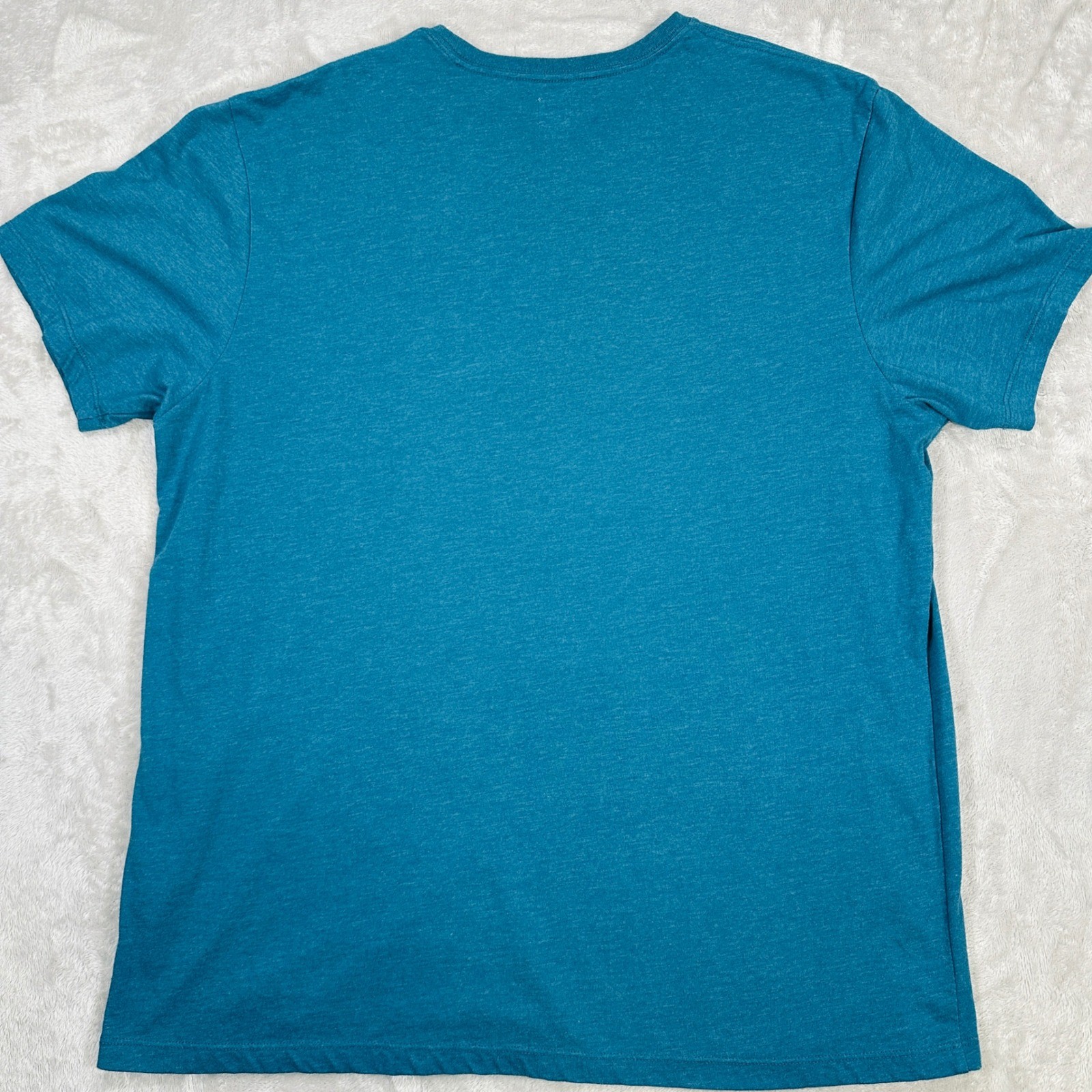 J Crew Broken-In Blue Basic Solid Tshirt Size XL … - image 3