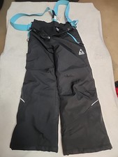 Gerry Youth Performance Snow Pants w/Removable Blue Suspenders SM 7/8