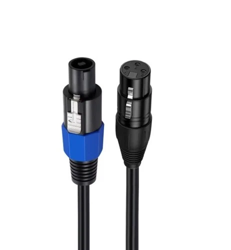 SPEAKON AUF XLR KABEL AUDIO BUCHSE FÜR BEHRINGER NX6000D ENDSTUFE VERSTÄRKER - Bild 2 von 3