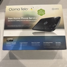 Ooma Telo Free Home Phone Service Hd Voice Ready New Open Box.