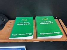 Land Rover Series II & IIA Repair Operation Manual Complete Parts I & 2 Books
