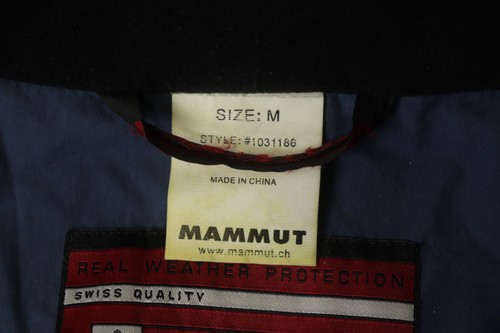 Giacca impermeabile Mammut Snow Sports blu arancione finto collo zip intera taglia M - Foto 16 di 18