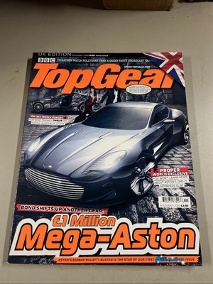 UK BBC Top Gear Mag, Nov/2008 E 1 Million Mega/Austin /James Bond F7A