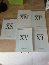 Kumon Mathematics Solution Books XS, XM XV, X...
