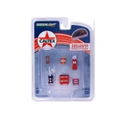 Caltex Shop Tool Auto Body Shop Gas Pump Drum Tool Box Jack Greenlight 1:64