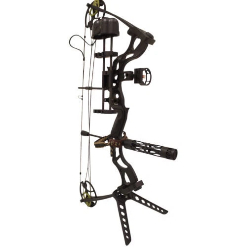 SAS Outrage 70 Lbs 31'' Compound Bow Travel Package with Arrows Hard Case Loaded - Image 3 of 4