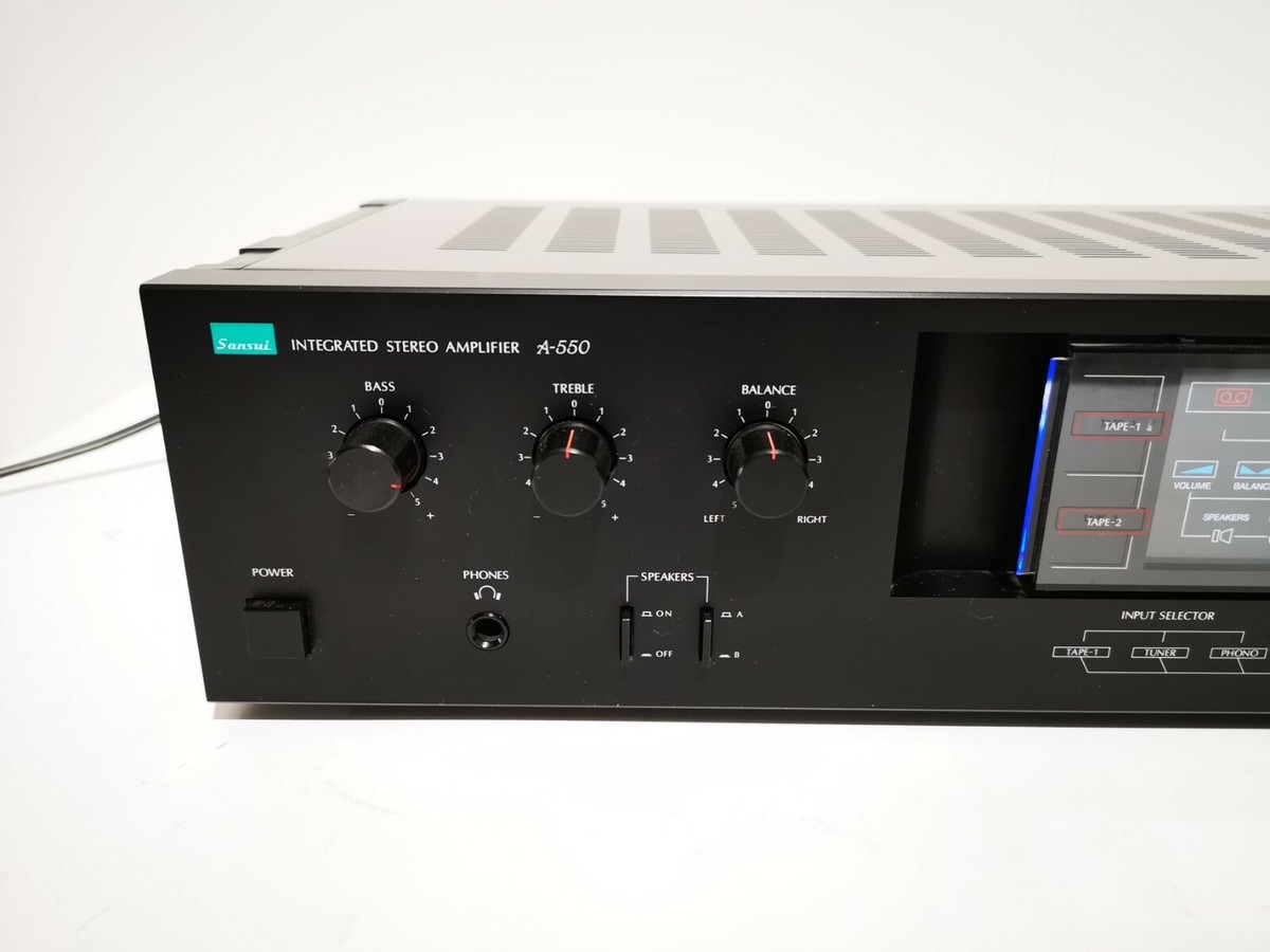 アンプ INTEGRATED AMPLIFIER sansui Sansui AU-919 integrated amplifier. Classic black face unit