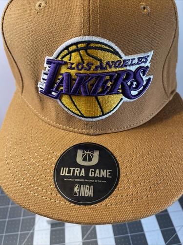 Los Angeles Lakers Ultra Game Snapback Hat Cap Brown NBA Basketball New - 第 2/8 張圖片