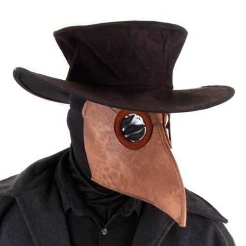 Adult Elope Plague Doctor Mask Hat Halloween Costume Accessory Kit eBay