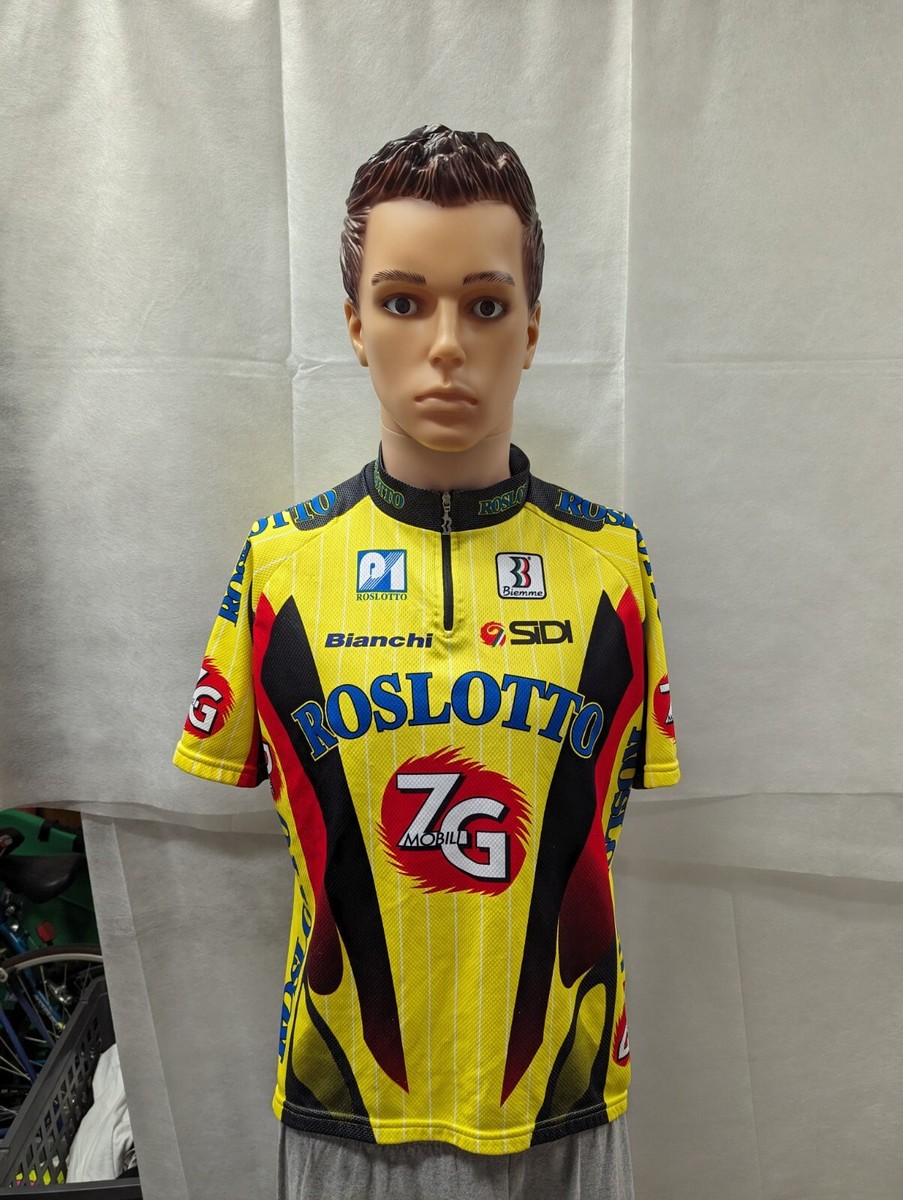 Vintage Team Roslotto ZG Mobili 1997 Cycling Jersey XL | eBay
