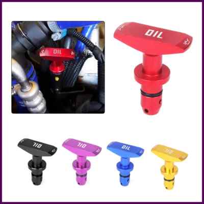 Billet Aluminum Car Oil Dipstick Pull Handle Automobile Replacement Engine