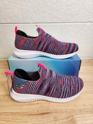 Skechers Kids Girls Size 3 Ultra Flex Tranquil Tempo Slip-on Stretch Fit NWT