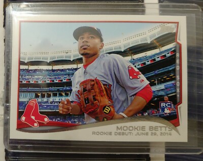 2014 Topps Update Mookie Betts Rookie 301 @
