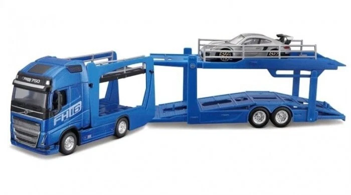 Volvo FH16 + Porsche Wohnmobil 1:43 BBURAGO