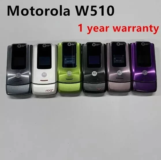 Original Motorola W510 GSM 850/900/1800/1900 Unlocked Flip Bluetooth Phone - Image 4 of 4