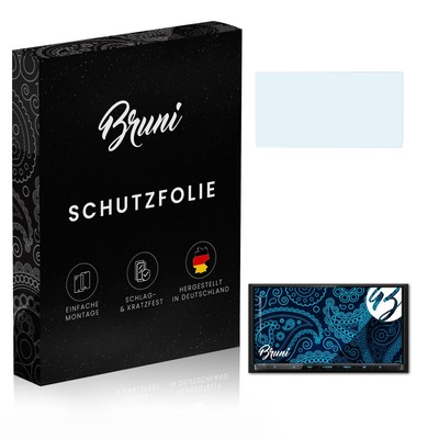 Bruni 2x Folie für Kenwood DNX8160DABS Schutzfolie Displayschutzfolie