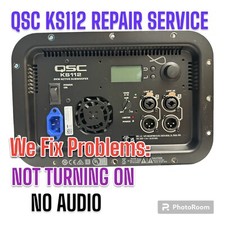 QSC KS112 / KS118 - Amp Module Repair Service, NO AUDIO or NOT TURNING ON