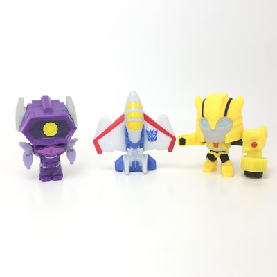 Transformers McDonalds Happy Meal Toys Bumblebee, Shockwave, Starscream 2018