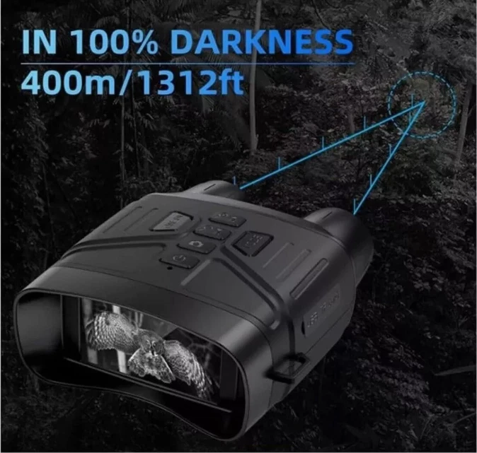 Gafas de visión nocturna 36 MP 4K UHD tácticas militares binoculares de pantalla grande Foto 2 de 4