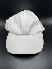 TWO White Hats, Visor and Ball Cap Strap Adjustable Unisex Outdoor Caps