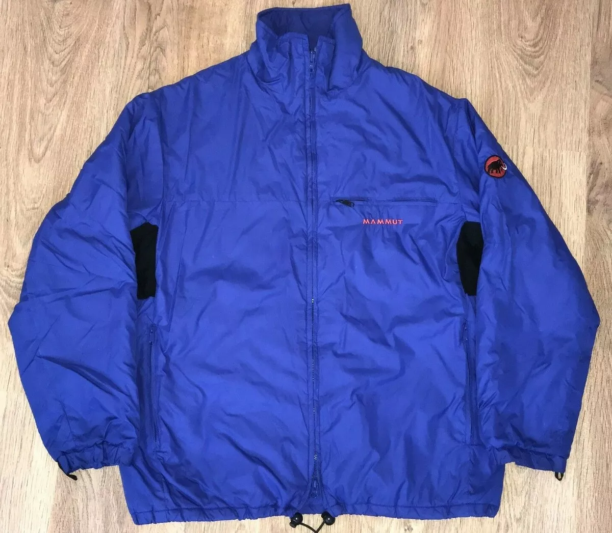 Mammut Ajungilak mens Blue windbreaker windstopper inside lining jacket  size M