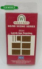 BNIB OO Gauge WILLS SS44 Larch Lap Fencing, Including Gates - Plastic Kit