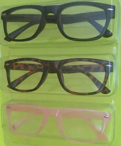 ❤️Authentische BETSEY JOHNSON 3 PAAR SET LESEBRILLE LESEBRILLE +2,00 NEU ❤️ - Bild 5 von 6