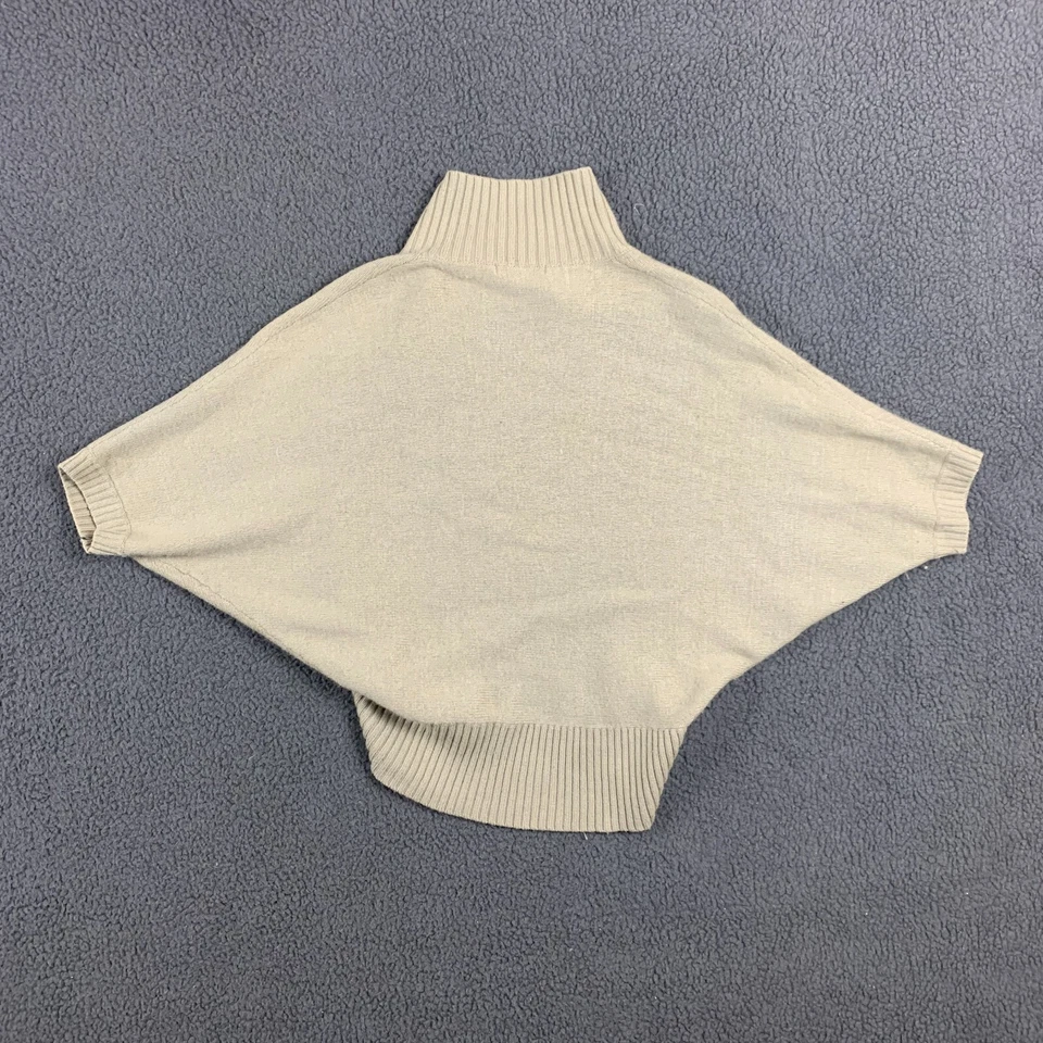 Женский кардиган REISS XS бежевый вязаный кашемир шерсть ягненка ангора с запахом летучая мышь - Изображение 2 из 4