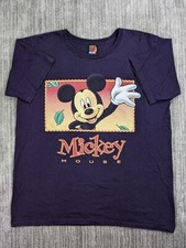 Vintage 90s Mickey Unlimited Disney Mickey Mouse T-Shirt Men's Large Purple