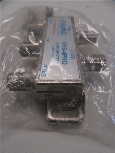 HOLLAND HIGH SHIELD ANTENNA SPLITTER / COMBINER - 4 WAY GHS-4PRO ( SET OF 5 ) - Image 3 of 4