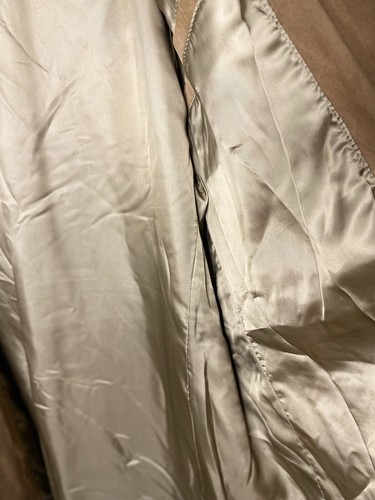 Roundtree Yorke Mens Sport Jacket Coat Blazer XL Beige 100% Goat Skin❤️ - Picture 13 of 19