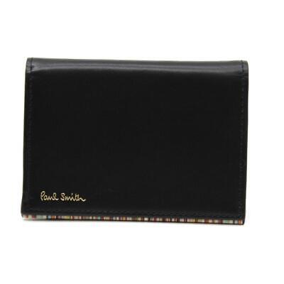 Paul Smith Card Case Multi Stripe Color Black size About W10 Paul Smith Card Case Multi Stripe Color Black size About W10