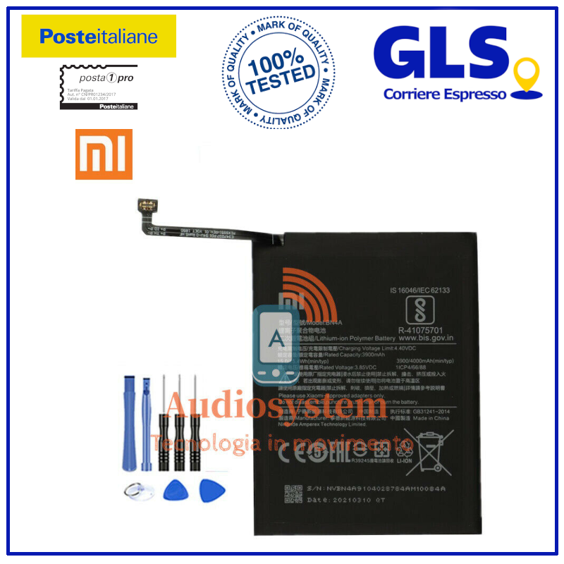 20543 - BATTERIA BN4A PER XIAOMI REDMI NOTE 7 / NOTE 7 PRO COMPATIBILE - Compatibile - Foto 3