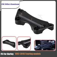CNC 1" Handlebar Riser Top Clamp Fit For Harley 97-2017 Road Street Glide FLTRU