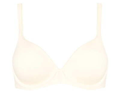 Triumph Underwired Padded Bra Perfectly Soft WHP 85D Vanilla NEW