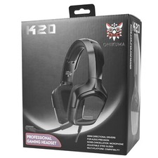 Black Wired Gaming Headsets Headphones Mic for PS5 PS4 Xbox One Switch PC RPI 3 10