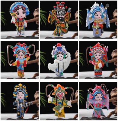Refrigerator Magnets Characters of Chinese Beijing Opera 3D Fridge Memo ...