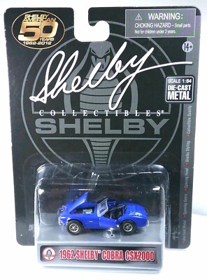 Shelby Collectibles 1:64 1962 Shelby Cobra CSX2000