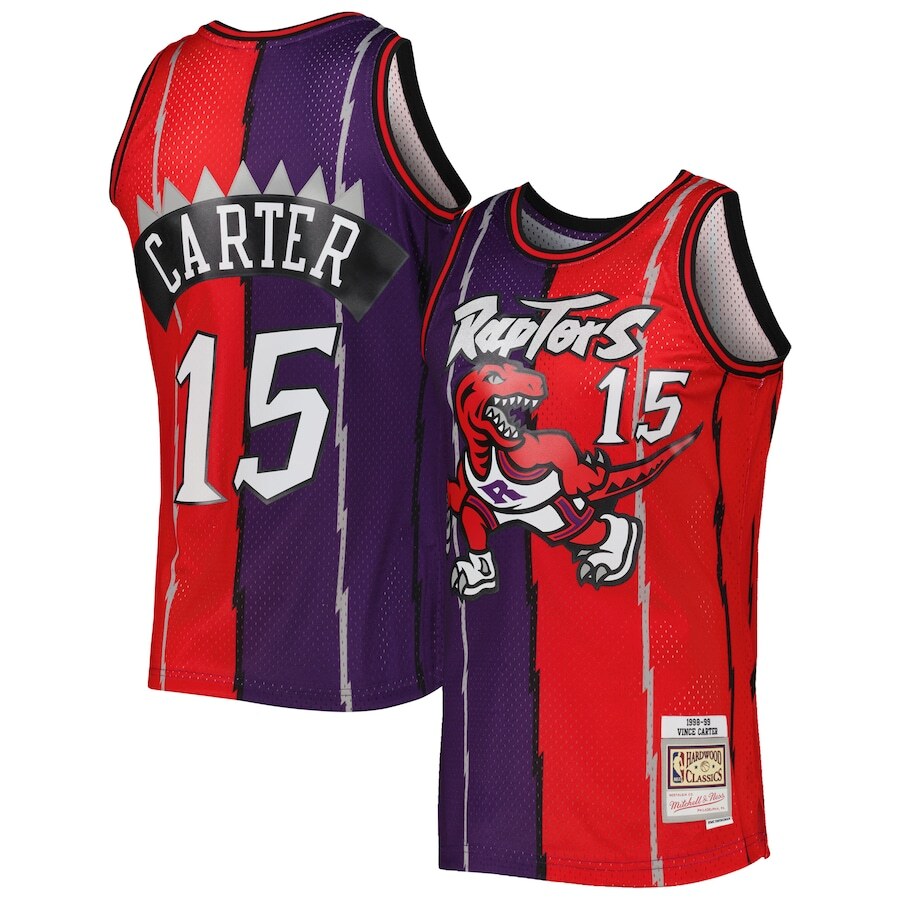 NBA VINCE CARTER ゴーストカモ SWINGMAN JERSEY Toronto Raptors Vince Carter Mitchell & Ness White Doodle