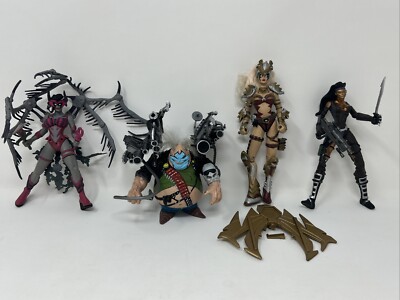 Lot Of 4 Figures Spawn Series Loose Action Figures McFarlane 1996 As Is