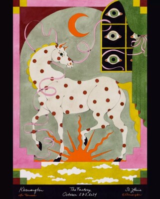 Poster 2024 - Khruangbin At The Factory, St. Louis, MO At Oct 2-3