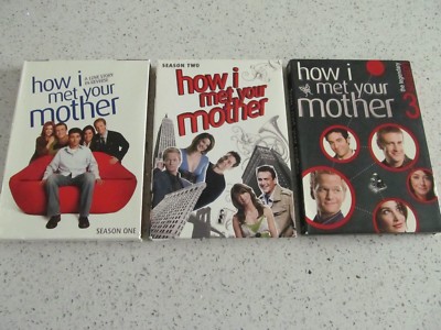 How I Met Your Mother DVD Sets First, Second and Third Seasons
