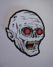 PATCH - Old Creep Vampire - HORROR / Monster / Halloween Woven patch - iron-on